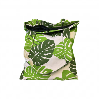 Totebag kanvas Motif Aesthetic Leaf