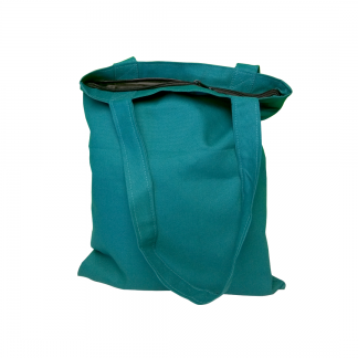 Totebag Kanvas Polos Hijau Tosca