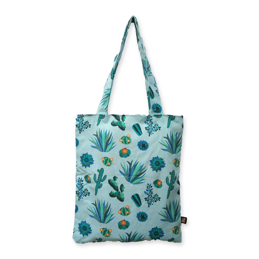 totebag kanvas fancy sky cact